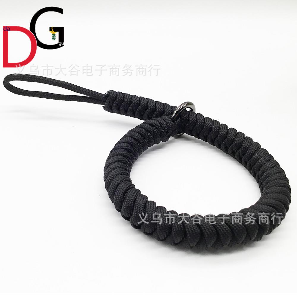 户外登山绳编制微单单反手腕挂绳 不锈钢圈防摔防丢伞绳相机腕带