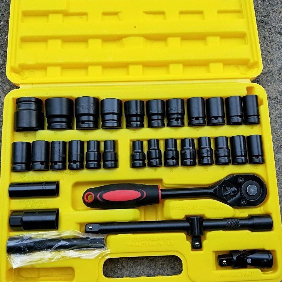 套筒扳手工具套装内套角套管套扳手957件套汽车修理筒工具装六大