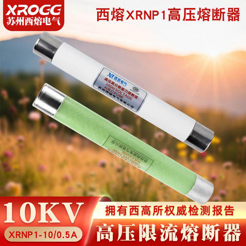 西熔10kv高压熔断器XRNP1-10/0.5a互感器高分断限流快速保险丝