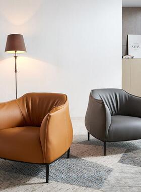 意式极简PAM人单沙发椅网红设躺计师阳台客厅休椅懒闲人沙发椅子