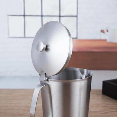 Stainless Steel Measuring Cup with Lid Precise Scales for
