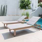 游泳池躺椅户外庭院花园舒适躺床藤编沙发懒人休闲露天折叠沙滩椅