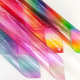 厂家直销透明印彩虹40丝TPU膜 材料薄膜 渐变色七彩防水手袋箱包装