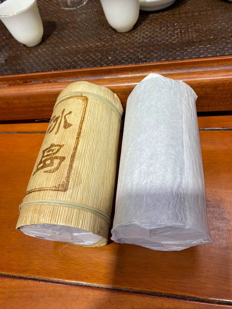 2015年春茶冰島古樹純料茶柱500克雙層包裝蘭花香蜜韻手工製作一口料包郵 普洱茶 BUASHOP普洱老茶