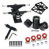 批发滑板全套套餐双滑板轮组合翘pu支架桥滑板轮子