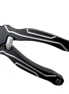 Q57带锁路亚钳 控鱼钳剪线钳 铝合金上环摘钩取钩钳 户外控鱼钓鱼