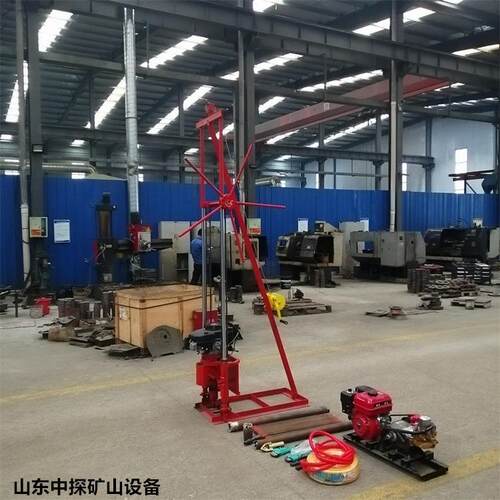 30米轻便勘探取样钻机混凝土打注浆孔取芯设备小型可拆解岩心钻机