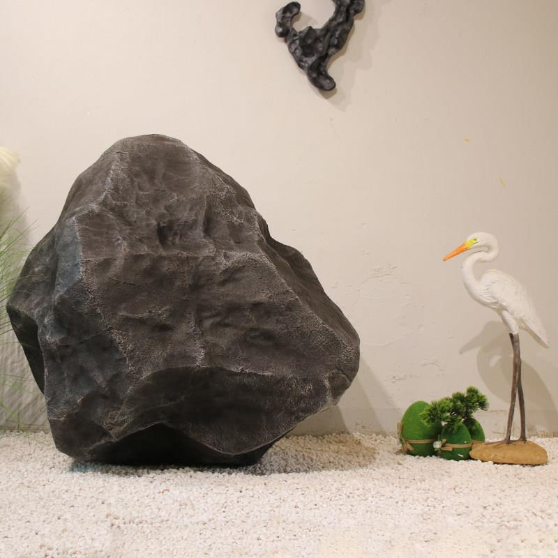 彷真玻璃纤维不规则假山石头摆件室内石块造景庭院花园岩石景观装
