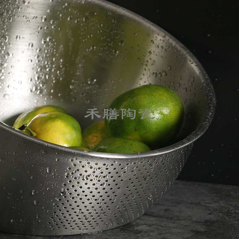 不锈钢淘米器洗菜篮厨房工具家用创意漏盆沥水篮加厚洗米筛洗菜筐