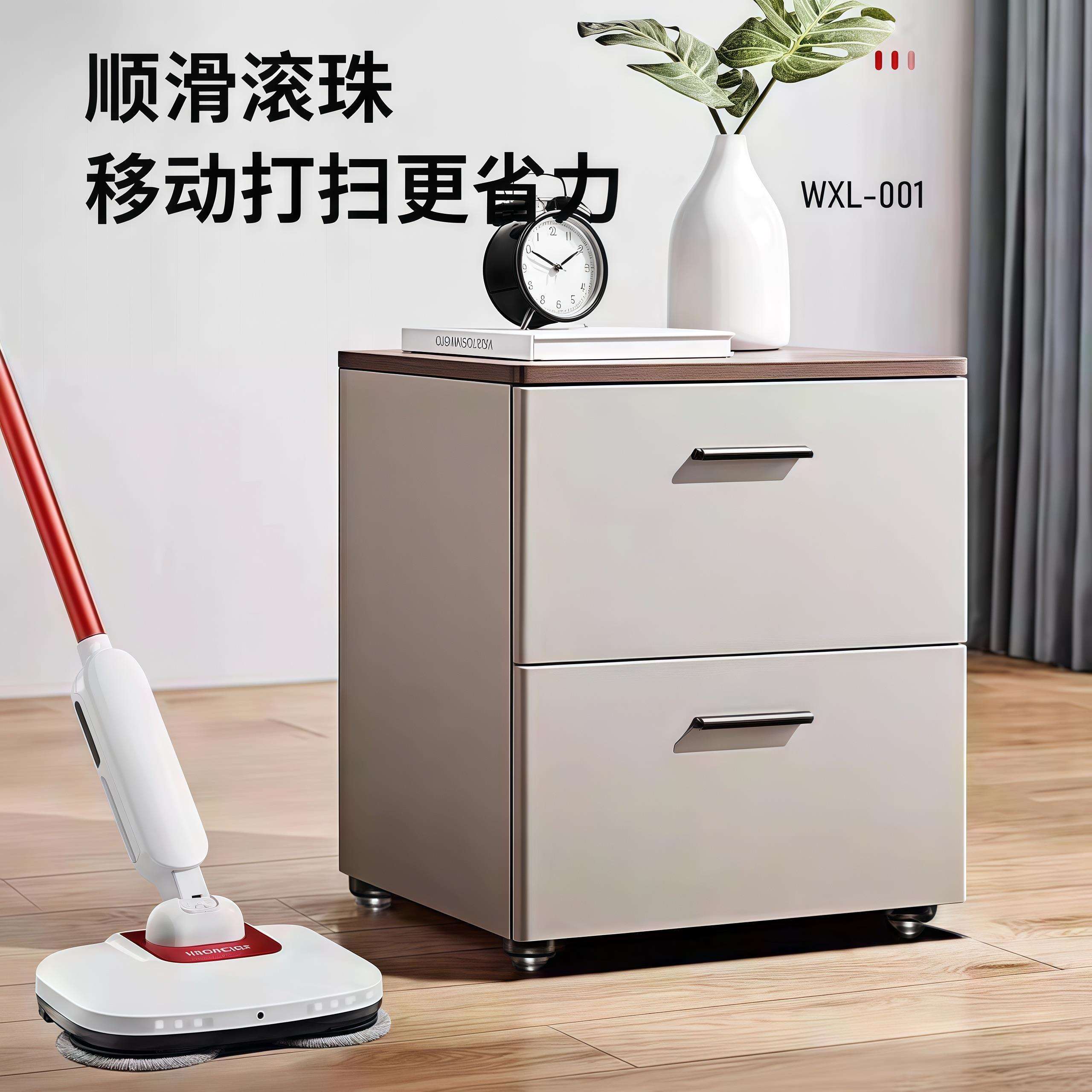 德国品质黏贴式万向轮轮子家用移动底座滚轮茶几家俱脚轮静音小号