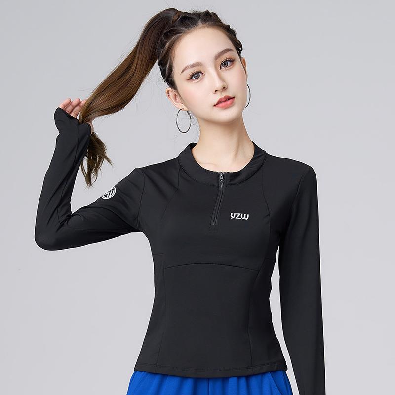 特价杨丽萍速干曳步舞广场舞服装 新款长短袖上衣 运动服健身鬼步