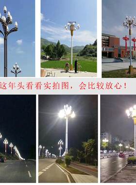 玉兰灯户外广景观市场政工程8米0道DUQ米路照1明中华灯led大型照