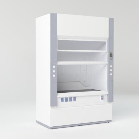 山东百博全钢通风柜橱PP桌上型无管道标本柜实验室桌排风柜销售