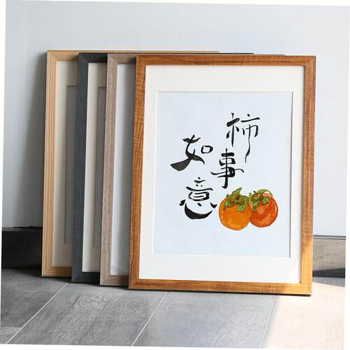 Creative solid wood picture frame photo A4 A3 8K 4K 24inches