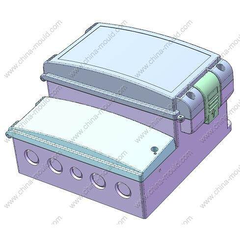 宁波三和塑料壳体,机箱,接线盒塑料防水盒11-193T
