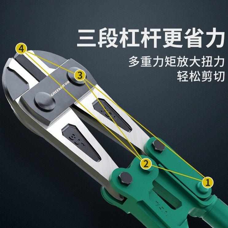 断线钳钢筋剪断钳剪钢丝的专用剪刀剪锁破坏钳剪铁丝钢筋神器大力