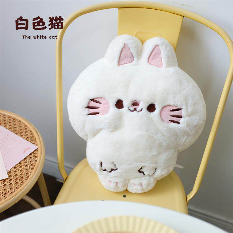 高档INS枕北欧笑脸云朵抱卡彩虹毛绒靠枕沙发可爱荷通包蛋懒睡人