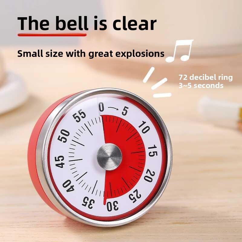 视觉定时器厨房机械计时学习儿童厨房提醒磁性烹饪秒表闹钟