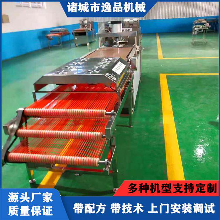 全自动烙饼机仿手工多功能单双头烙馍机厚薄可调春饼成型设备