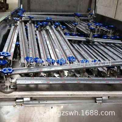 玻璃管液位计法兰螺纹式不锈钢水位计面板刻度有机玻璃管液位计