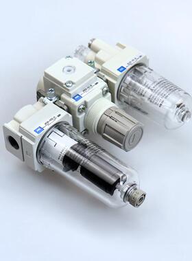 SMC型白0色气源过滤4三联件369AC10-M52-0自230-0340-0动排水