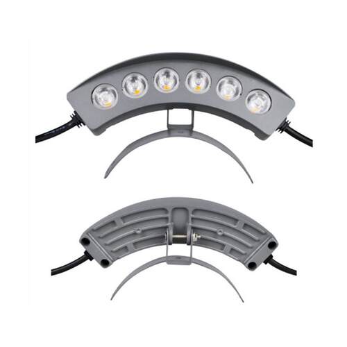 聚炫古建筑凉亭弧形led月牙灯瓦楞灯户外防水瓦片灯6w9w18W屋檐灯
