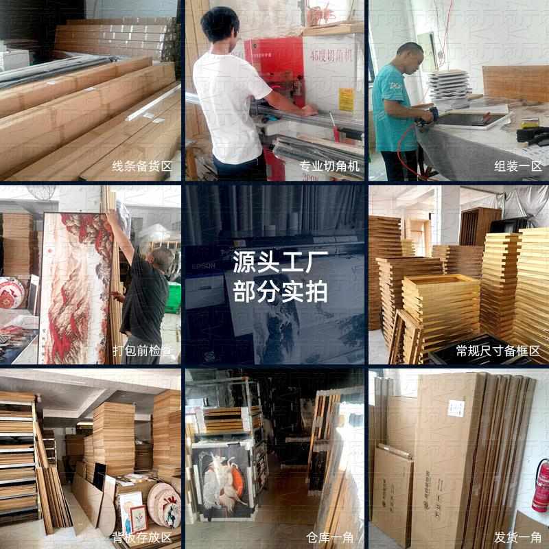 代发工业风大尺寸玄关装饰画北欧抽象建筑挂画现代轻奢客厅晶瓷画图片