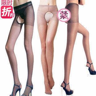 Sexy sexy transparent two-sided open crotch hollow