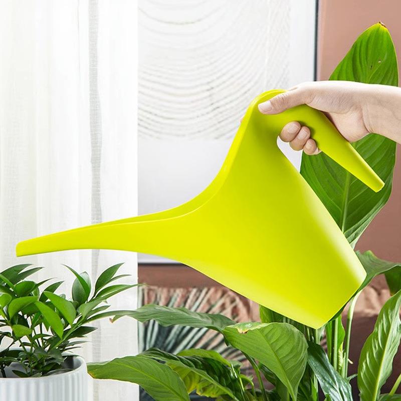 跨境园艺工具1L/1.8L浇水壶长嘴浇花壶儿童糖果色塑料洒水壶