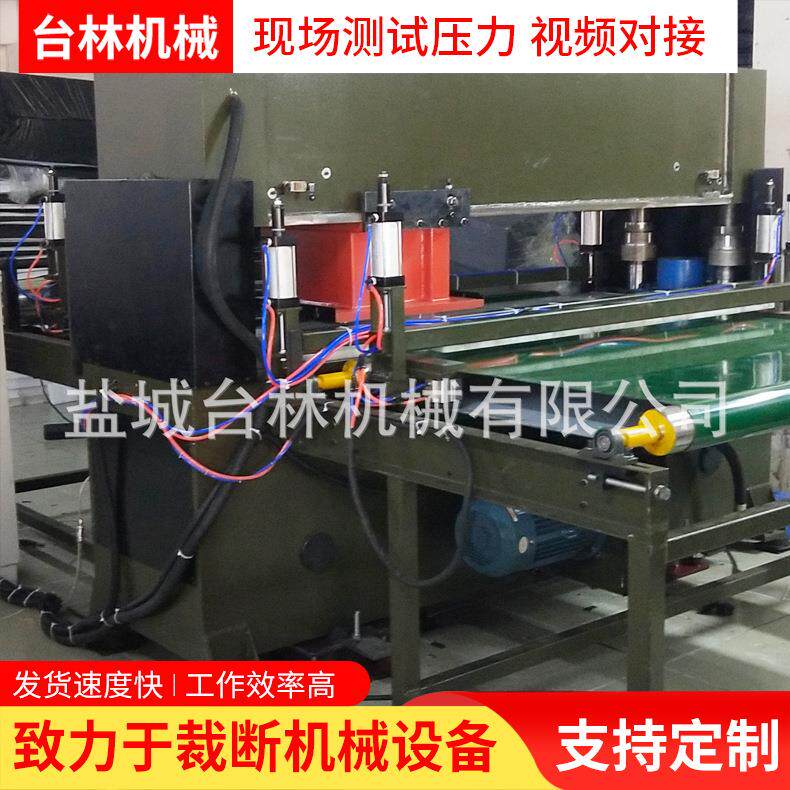 平面式智能全自动送料裁断机输送式皮革截断机液压下料机器设备