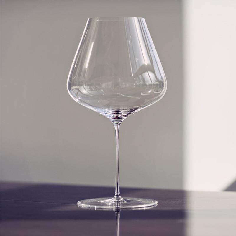 紫色渐变个性红酒杯家用中古高脚杯 香槟酒杯装饰家居摆件