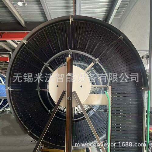 动力垂直提升机 链板跨楼层螺旋升降 纸箱膜包大米软包上下楼输送