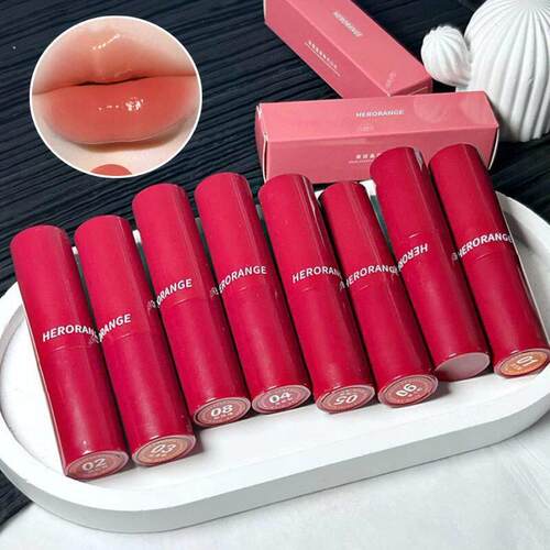 HERORANGE Lip Gloss High Shine - Long Lasting, Non Transfer,