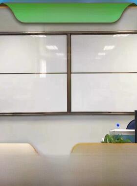 学校多媒体梯教室上下移动可调磁力挂黑板组合大型绿色白板2X4M