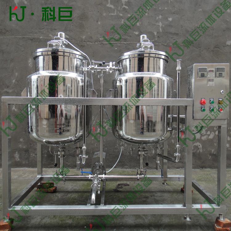 供应规格150L*2巴氏牛奶杀菌机全自动杀菌机水夹套加热杀菌罐