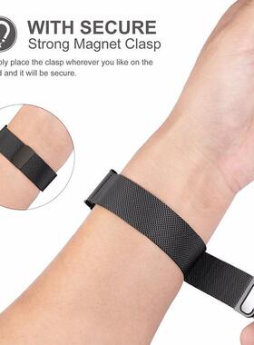 Fitbit Versa 2 3 4 Lite Sense Band Metal Strap For Fitbit Ve