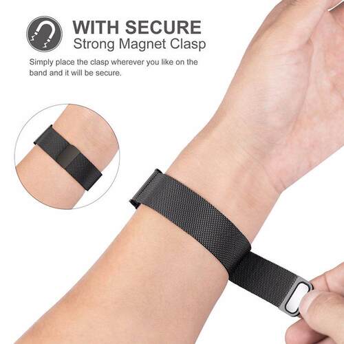 Fitbit Versa 2 3 4 Lite Sense Band Metal Strap For Fitbit Ve