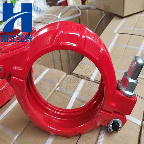 5寸大螺母管卡 DN125高压5.3公斤螺栓管卡