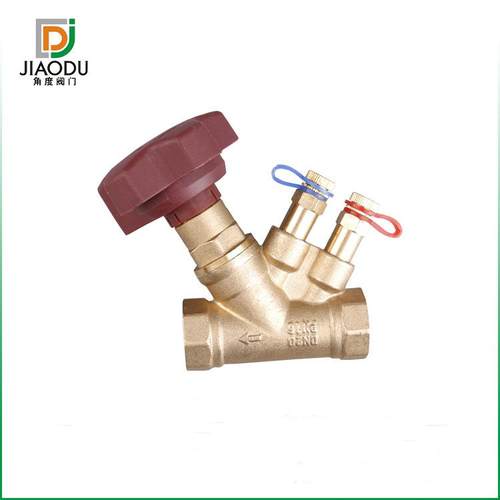 玉环厂家直销 量大价格优惠 黄铜静态流量平衡阀 调节阀