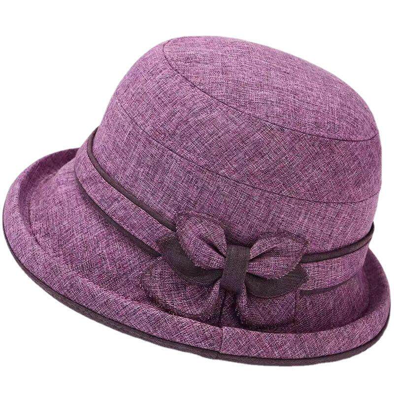 中老年人帽子女士盆帽妈妈保暖夫帽秋冬天毛呢礼帽春秋奶奶布帽