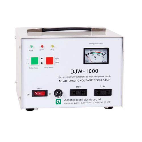 上海全力单相高精度全自动交流稳压器DJW-1000VA 1000W电脑专用