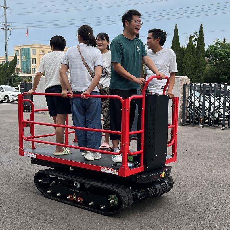 电动液压升降平台运输车履带剪叉高空作业车全地形山地果树修剪机