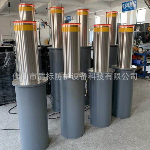 盾标防护源头升降柱工厂 南宁钦州学校门口全自动升降柱液压地桩