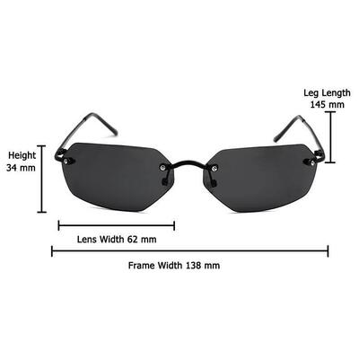 The Matrix Agent Smith Sunglasses 黑客帝国史密斯同款太阳眼镜