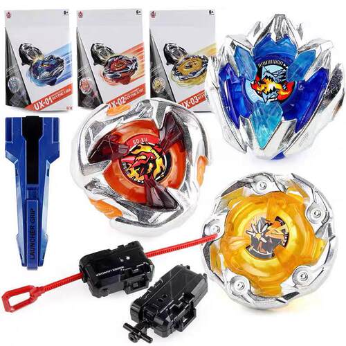 新品上市爆裂陀螺X玩具 UX系列 UX-01-02-03苍龙圣剑战斗陀螺盒装