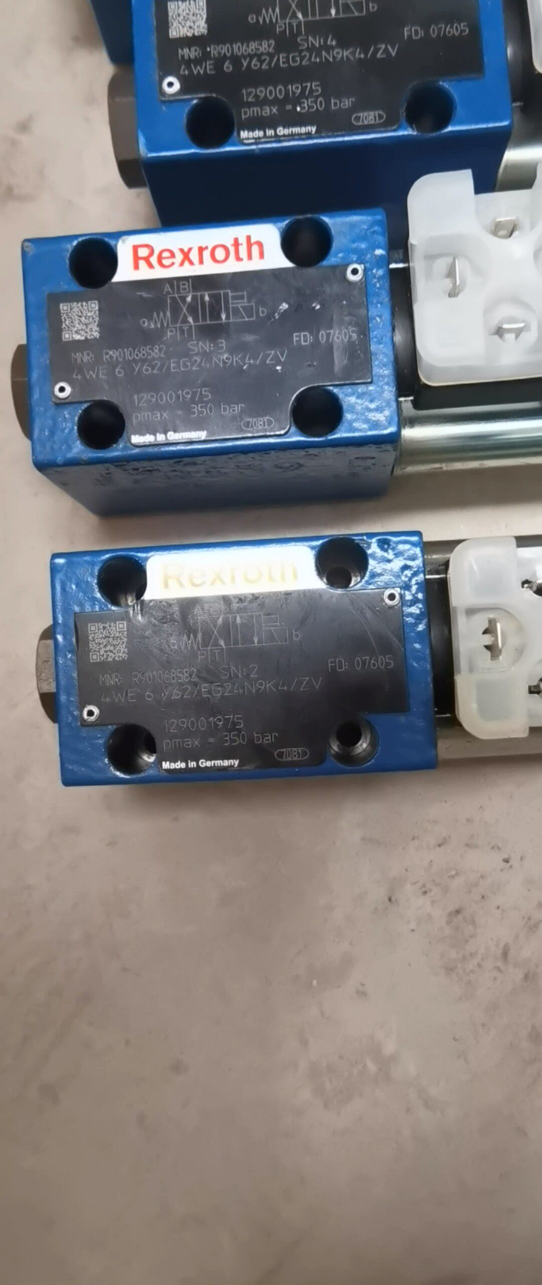 德国力士乐Rexroth原装电磁阀 4WE6D62/EG24