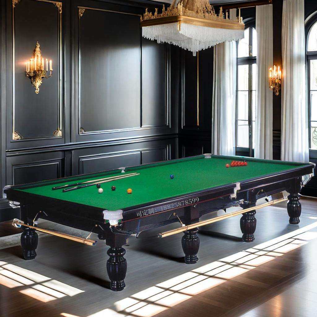 斯诺克台球桌袋口尺寸大小斯诺克台球桌多长多宽球星斯诺克桌球台