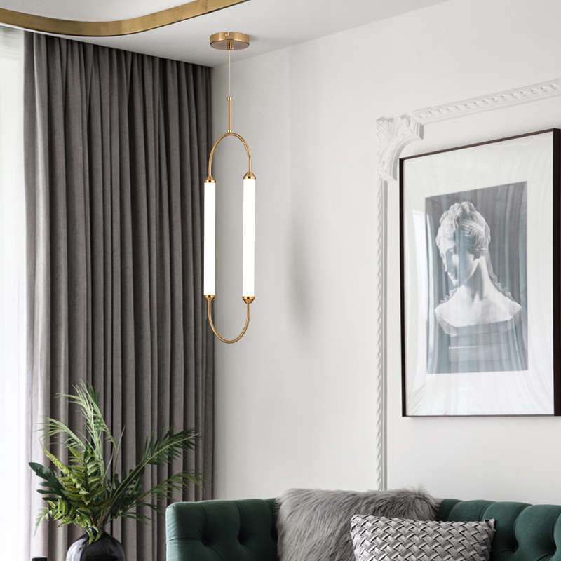 后现代轻奢组合灯具led餐厅咖啡厅个性创意书房展厅店铺个性吊灯