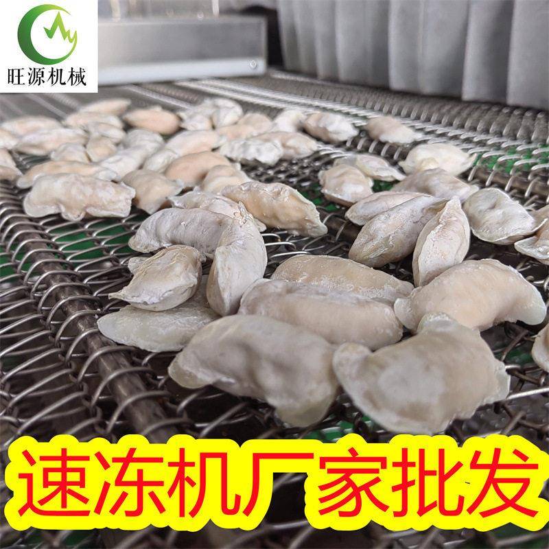 隧抓道手饼速冻黄桃流态化冷冻线肉式夹馍冷冻加101机工生产设备