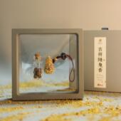 普陀山凉香丸手工吉祥空心葫芦可佩戴香囊古风香薰球小瓶